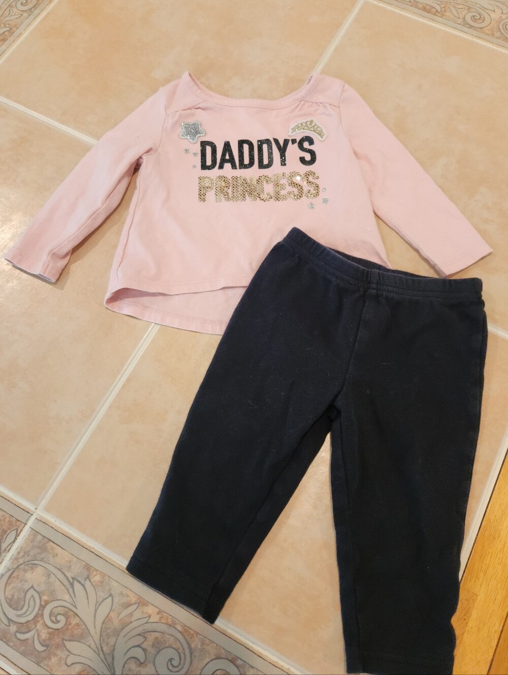 6-9 Months Daddys Princess Outfit